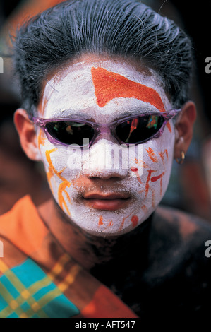 Dinagyang Festival Iloilo Panay Island Philippinen Stockfoto