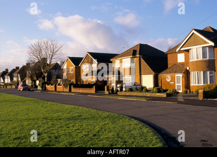 Vorstadtgehäuse typischen Stil Amersham Buckinghamshire.  Böcke UK England HOMER SYKES Stockfoto