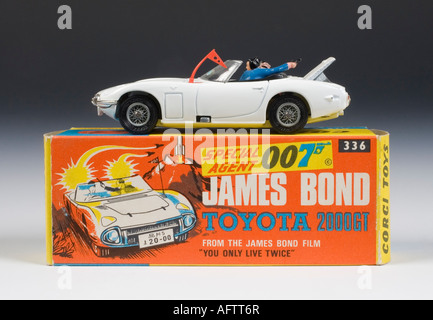 Jamed Bond Toyota 2000 Corgi Diecast Modell keine 336 Ausgabe 1967. Wie in den James Bond film "You Only Live Twice" Stockfoto