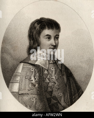 Anthony Woodville, 2. Earl Rivers, c. 1440 –1483. Englischer Adliger, Höfling, Bibliophile und Schriftsteller. Stockfoto