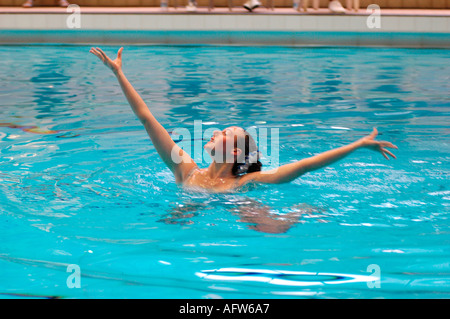 BRITISCHE SYNCHRONSCHWIMMEN CHAMPIONSHIPS WALSALL Stockfoto BRITISCHE SYNCHRONSCHWIMMEN CHAMPIONSHIPS WALSALL Stockfoto
