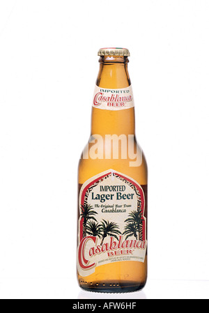 Nahrungsmittel und Getränke, Alkohol, Bier, Flasche "Casablanca Bier", Societe des Brasseries du Maroc, Marokko, Flaschen, Additional-Rights - Clearance-Info - Not-Available Stockfoto