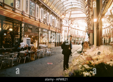 Leadenhall Market City London England Großbritannien Grossbritannien GB UK Stockfoto