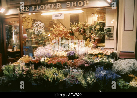 Das Blumengeschäft Leadenhall Markt der Stadt London England Großbritannien United Kingdom GB UK Stockfoto
