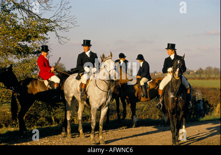 Belvoir Jagd, Leicestershire Fuchsjagd England. HOMER SYKES Stockfoto