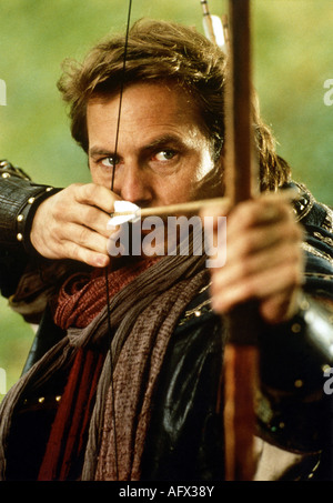 ROBIN HOOD König der Diebe - 1991-Warner-Film mit Kevin Costner Stockfoto