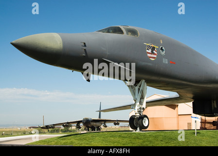 ein Rockwell B1B Lancer auf dem display Stockfoto