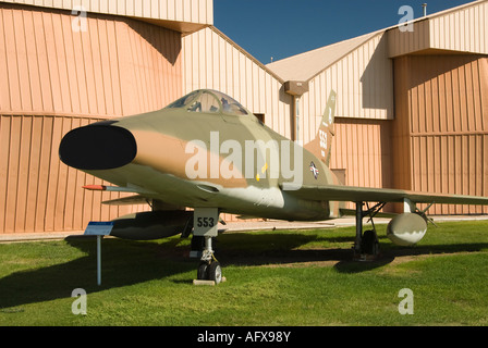 eine North American F-100A Super Sabre Stockfoto