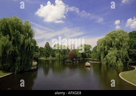 Swan Boote in Boston Massachusetts, USA Stockfoto