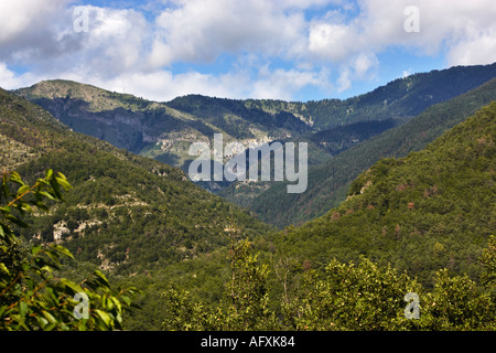 Tal der Tinée Berge Alpes Maritimes Provence Cote D Azur Frankreich Europa Stockfoto