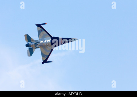 General Dynamics f-16 Kämpfe Falcon Royal Netherlands Air Force Volkel Fairford Flugschau 2006 Stockfoto