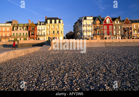 Mers Les Bains La Somme Picardie Frankreich Stockfoto