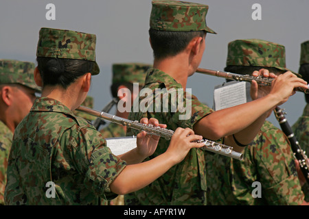 Millitary Band von Japan Ground Self Defence Force Stockfoto