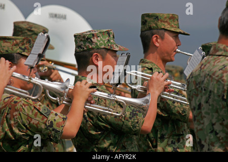 Millitary Band von Japan Ground Self Defence Force Stockfoto