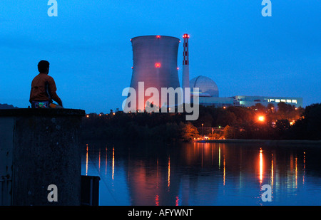 Das Kernkraftwerk Leibstadt, Schweiz Stockfoto