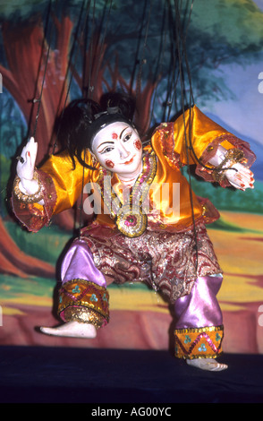 Traditionellen Tanz Puppentheater in Burma Myanmar Stockfoto