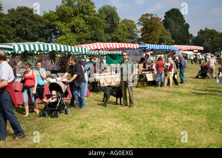 Imbissstände in Romsey Show 2007 Stockfoto