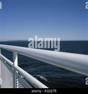 Meerblick von der Fähre Stockfoto
