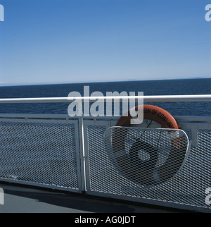 Meerblick von der Fähre Stockfoto