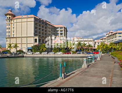 Caudan Waterfront Development Mauritius Stockfoto