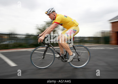 Olympic World und Commonwealth-Champion verfolgen Fahrer Chris Hoy Stockfoto