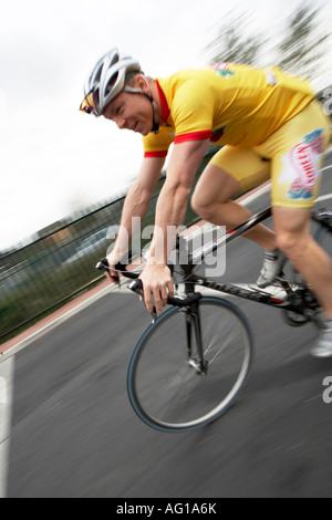 Olympic World und Commonwealth-Champion verfolgen Fahrer Chris Hoy Stockfoto