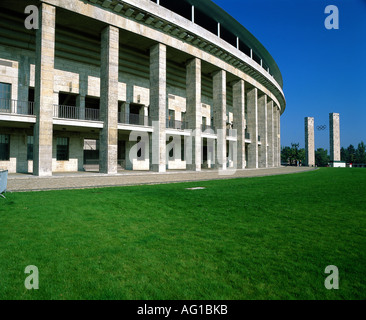 Geographie/Reisen, Deutschland, Berlin, Gebäude, Olympiastadion, Außenansicht, 1934 - 1936, Architekt: Werner March, Additional-Rights - Clearance-Info - Not-Available Stockfoto