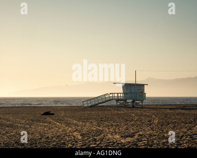 Venice Beach bei Sonnenuntergang. Los Angeles. Kalifornien. USA Stockfoto