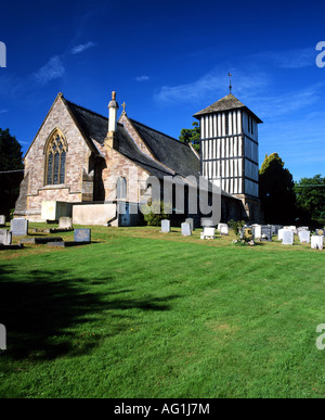 St. Maria Magdalena Kirche Stretton Sugwas in der Nähe von Hereford Herefordshire England Stockfoto