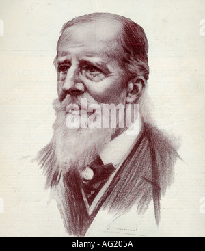 Paul Deroulede, 1846 - 1914. Der französische Autor und Politiker. Der Präsident der Liga der Patrioten. Stockfoto