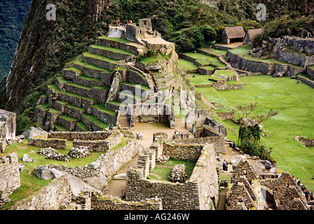 Inka-Ruinen von Machu picchu Stockfoto