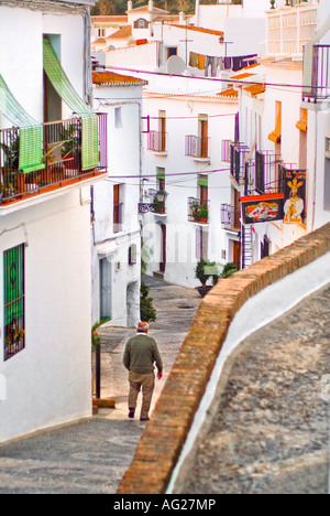 DIE ZIEMLICH ARABISCHE DORF FRIGILIANA SPANIEN Stockfoto