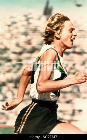 Cuthbert, Elisabeth 'Betty', * 20.4.1938, australische Leichtathletin (Leichtathletik), halbe Länge, Olympische Spiele, Melbourne, Australien, 1956, Stockfoto