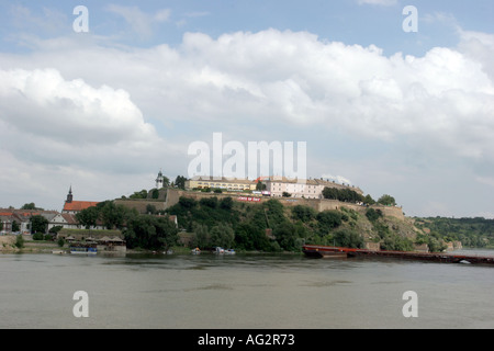 Die Festung Petrovaradin und der Donau Novi Sad Serbien Stockfoto