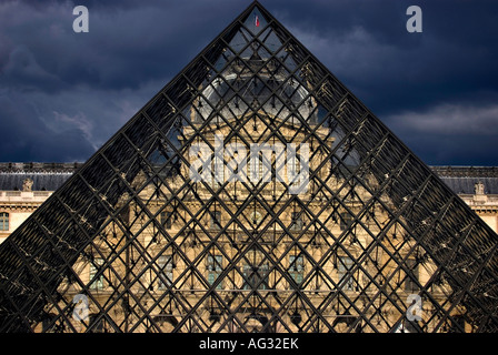Musée du Louvre in Paris Stockfoto