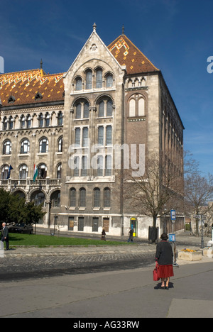 Nationale Archive von Ungarn Magyar Privisorischen Leveltar Burgviertel Budapest Ungarn Stockfoto