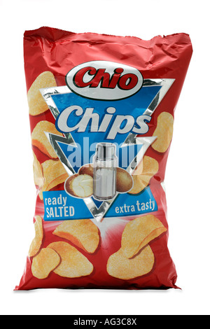 Chio Chips bereit gesalzene Chips Stockfoto