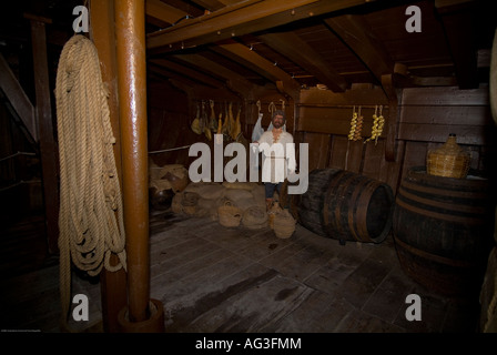 Auf dem Weg von Christopher Columbus (Cristobal Colon) in Huelva, Spanien Stockfoto