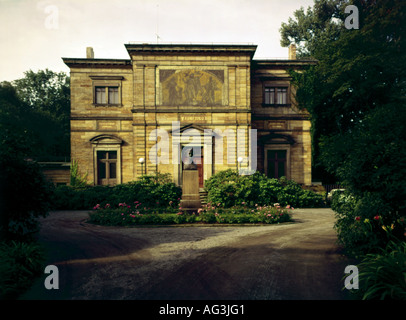 Geografie/Reise, Deutschland, Bayern, Bayreuth, Gebäude, Villa Wahnfried, 1872 - 1874, Stockfoto