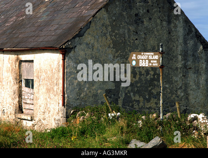 Zerklüftete Insel B & B Stockfoto