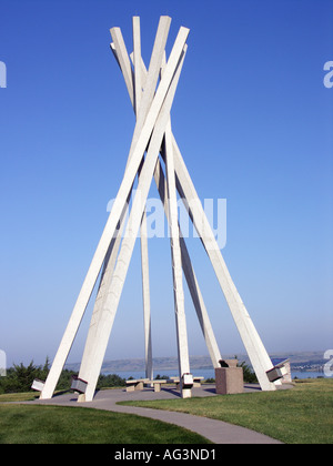 Symbol des Tipi Stockfoto