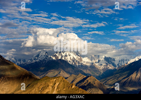 Spektakulären Bergkulisse der Hunza in Nordpakistan Stockfoto