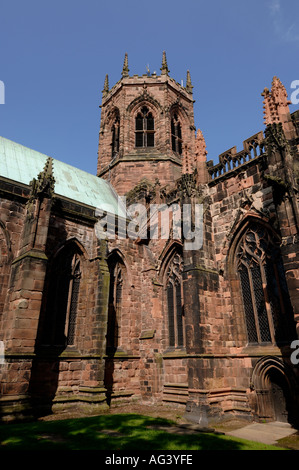 Pfarrei Kirche von St Mary Nantwich Cheshire England UK Stockfoto