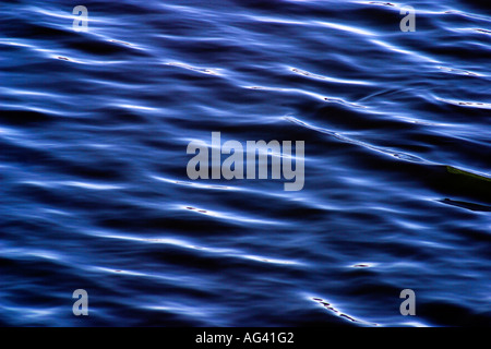 Wasseroberfläche, die Schaffung einer getönten Raumgefühl Stockfoto