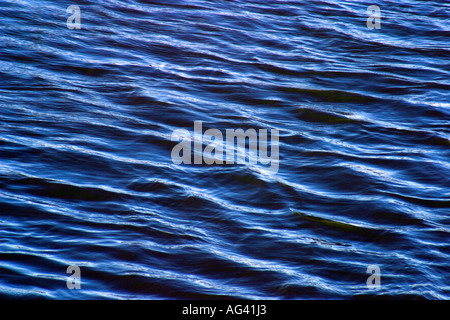 Wasseroberfläche, die Schaffung einer getönten Raumgefühl Stockfoto