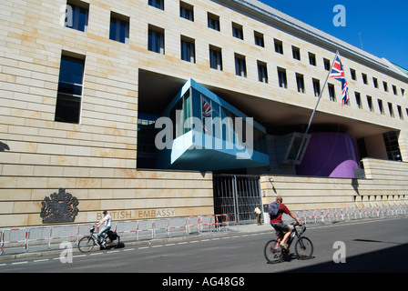 Außenseite des modernen britischen Botschaft in Berlin 2006 Stockfoto