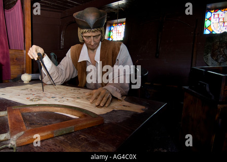 Auf dem Weg von Christopher Columbus (Cristobal Colon) in Huelva, Spanien Stockfoto