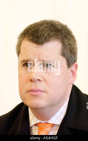 Amerikanische Kinder Autor Daniel Handler Lemony Snicket aka The Guardian Hay Festival 2006 abgebildet Stockfoto