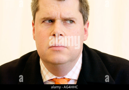 Amerikanische Kinder Autor Daniel Handler Lemony Snicket aka The Guardian Hay Festival 2006 abgebildet Stockfoto