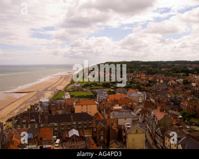 Luftaufnahme der Stadt von Cromer in der Grafschaft Norfolk, england Stockfoto